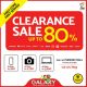 Galaxy – Le Clearance Sales de Galaxy à Phoenix Mall upto 80% 3-5 May 19