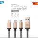 One.o.One – Earldom Rapid Series 3 in 1 Cable 1200mm Rs225