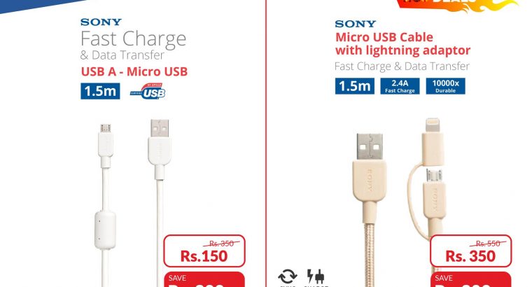 One o one – Sony Cables – Fast Charge/Data