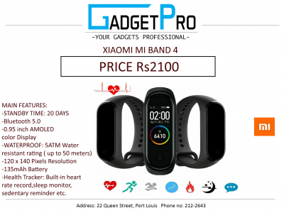 Gadget Pro – Xiaomi Mi4 Band Rs2100