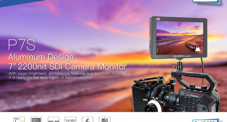 101 Multimedia – FeelWorld P7S On-Camera Monitor with 4K Support